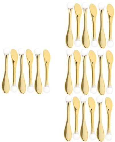 Beaupretty 24stücke Gesichtsmaske Spatel Goldene Massage Sticks Für Augencreme Und Gesichtscreme Hygienische Anwendung Kontamination Für Gesichtspflege Und Make-up