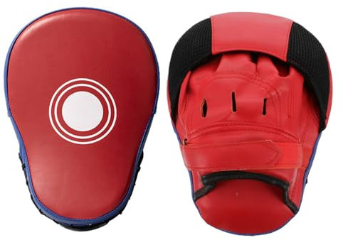 MILISTEN 1Stk Boxtrainingsziel Boxen Taekwondo-Trainingspad Boxhandschuhe Schlaghandschuhe Box-Trainingshandschuhe An der Wand montiert Boxmatte Anstrengung Zubehör Kampfsportmatte Pu rot