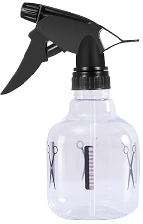Hårsprayflaska vattensprayflaska för hår 250 ml läckagesäker hårsprayflaska med 2 spraylägen klar påfyllningsbar tom dimma sprayflaska för att klippa hårrengöring salongstillbehör