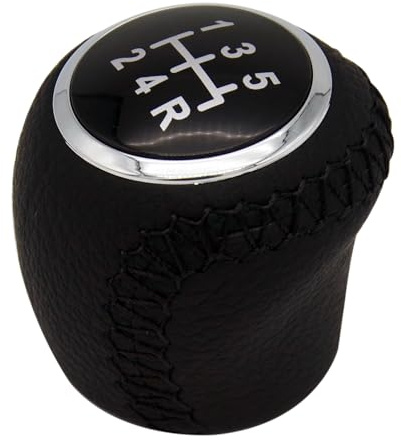 Arotzelox Pomo de palanca de cambios de 5 velocidades para GRANDE PUNTO 2006-2012 Negro 55344881 55349796