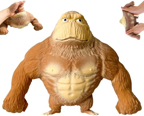 Klämboll, squishy stressboll, anti-stressboll barn, Diamonds Squeeze Squishy anti-stressbollar, 1 stycken (gorilla)
