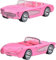 Hot Wheels BARBIE THE MOVIE Die Cast Modèle auto 1956 CORVETTE Cabriolet Rose à partir du film - Echelle 1:64 - longueur 7cm POP CULTURE JBL79