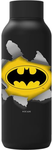 QUOKKA SOLID X DC | BOTELLA TÉRMICA DE ACERO INOXIDABLE DOBLE PARED | BATMAN