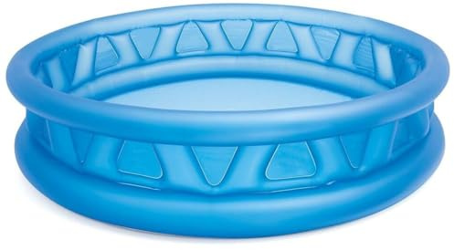 Piscina Gonfiabile Rotonda per Bambini 188x46 cm, Capacità 790 L, Piscina Fuori Terra in PVC Blu con Kit di Riparazione, da Giardino, Età 3+