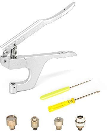 WedDecor 15mm Large Ring Press Studs Dies Set ZYT Plier for Snap Fasteners, Fixing and Fastening Clothes, Repair, Replacement, Job work