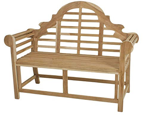 Teak Friesenbank Parkbank Gartenbank Holz Landhaus Bank Holzbank Garten Sitzbank