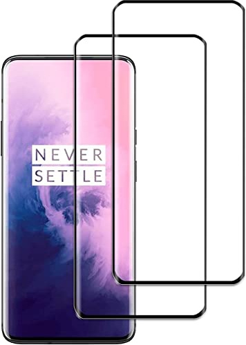 Protector de Pantalla para Oneplus 7T Pro/Oneplus 7 Pro, [2 Unidades] Cristal Templado para Oneplus 7T Pro/Oneplus 7 Pro,Vidrio templado 9H,Sin Burbujas, Alta Definicion,Anti-Arañazos
