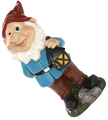 Abaodam Zwerg Design Harz Dekoration Desktop Dekor Garten Ornament Tischplatte Leicht Zu Bewegen Verwenden Exquisites Design Für Innen Und Außendekoration