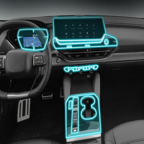 JCAKES Pellicola protettiva trasparente per interni auto TPU adesivo per console centrale pannello dell'aria di navigazione porta del cambio, per Citroen C5X C5-X 2021 2022