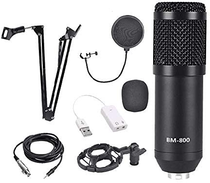 CLLBANT Condenser Microphone Bundle, Mic Set For Studio Recording Broadcasting Vocal Microphones