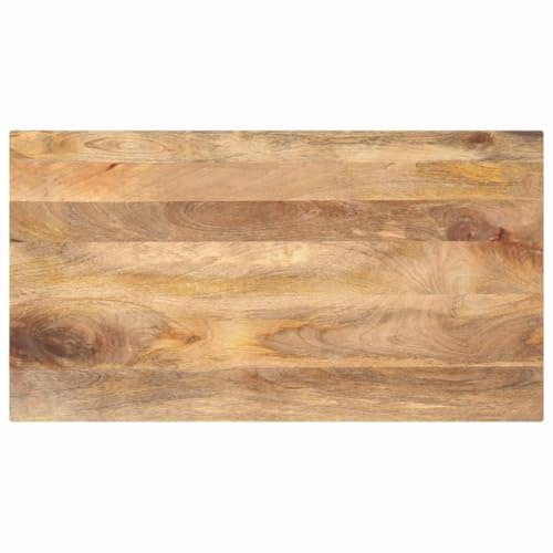 vidaXL Piano per Tavolo 110x50x3,8cm Rettangolare Legno Massello Mango