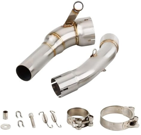 FNCVTM Exhaust End Silencers For H&usqvarna SVARTPILEN 401 2020 2021 VITPILEN 401 20 21 Escape Decat Pipe Exhaust Full Catalyst Delete And Link Motorcycle(Pre Decat a Link Ppe)