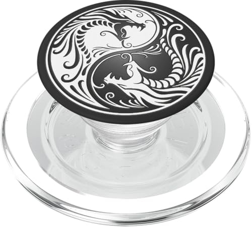 Yin Yang Dragon Pop Socket for Phone PopSockets Yin Yang PopSockets PopGrip for MagSafe