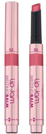 Deborah Milano - Lip Jam Melting Balm, Balsamo Labbra Colorato Idratante ed Emolliente, Colore Brillante fino a 12 Ore, Finish Luminoso, Texture Leggera, Elegante Confezione a Penna, 02 Papaya Jam