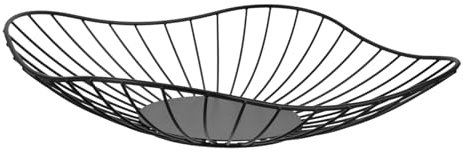 Holibanna Negro para Encimera de Cocina de Alambre Metal Resistente Moderno para Uso Múltiple de Limpiar
