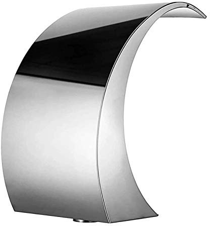 Fontana in Acciaio Inossidabile, Fontana per Piscina con cascate da Giardino, Fontana Decorativa per Piscina con irrigatore d'Acqua Divertente