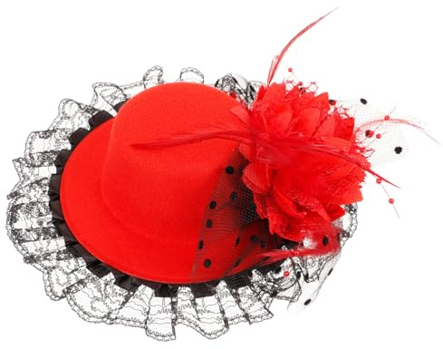 minkissy Chapeau De Thé pour Femmes Fascinateur De Cheveux Accessoire De Bal Pince à Cheveux pour Fête De Thé Et Occasions Spéciales