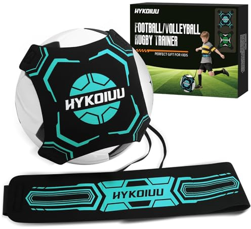 hykoiuu fotboll kick tränare midjebälte gåva pojkar boll kicken solo fotboll träningstillbehör barn fotboll träning justerbar