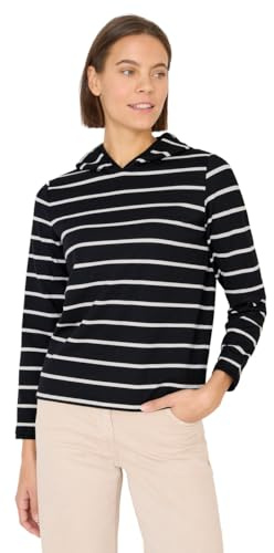 Cecil Damen Gestreiftes Kapuzenshirt