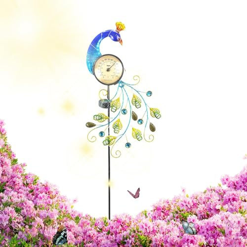 Rrlihjgu Luci da giardino su pali | Lampade decorative per prato impermeabili,Decorazione da giardino resistente alle intemperie LED per Prato Balcone Cortile Terrazza
