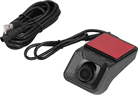 Dash Cam per auto, angolo dell'obiettivo 140°, touch screen, rilevamento del movimento, DVR, videoregistratore di guida USB per universale