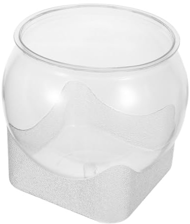 SHINEOFI Aquarium de Bureau Plastique Transparent Incassable Grand Bol pour Poissons Rouges et Plantes Aquatiques Vase Hydroponique Multifonction pour Décoration et Habitat