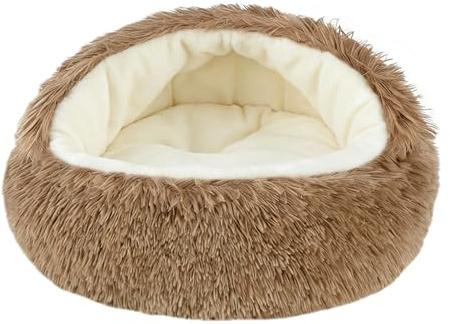 1 Stück Katzenbett Flauschig, Katzen Höhle, Kuschelhöhle Katze,Weiches Katzenhöhle, Ideal Für Kleine Wohnungen Und Reisen