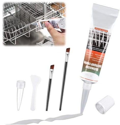 Spülmaschinenkorb Rost Reparatur, 50ML Rostschreck für spülmaschine, Grau | Flüssiggummi, Geschirrspüler-Korb Reparatur Gummi, Dichtungsmasse Wasserdicht, Rostfrei, Oxidationsbehandlung