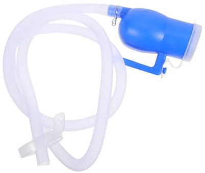 PENIKOKO Orinatoio Portatile per Uomo Coperchio, Bottiglia Trasparente Ondulata da 1,6 M, Contenitore per Urina Riutilizzabile per Emergenze, Viaggi e Uso Ospedaliero
