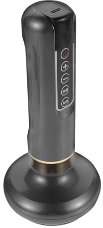 DOITOOL Masajeador Raspador Eléctrico Abs Ventosas, Dispositivo Multifunción para Masaje Corporal en Espalda y Cintura, Pantalla LED y 12 Modos Ajustables