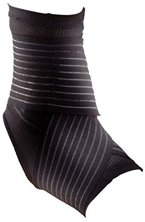 DonJoy Performance Figure 8 Ankle Sleeve with Straps for Moderate Support - Ankle Sprains, Strains, Inflammation, Swelling, Pain - Medium