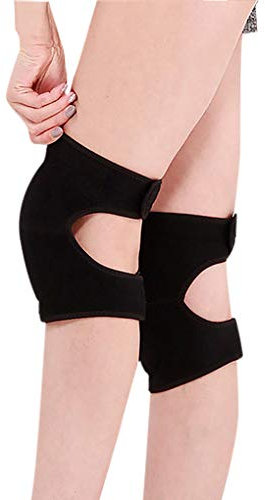 JIAHG Anti-Rutsch Knieschoner Verdickt Schwamm Kniebandage knieorthese Damen Herren verstellbar Knieschützer für Sport Alltag Joggen Basketball Volleyball Tanzen