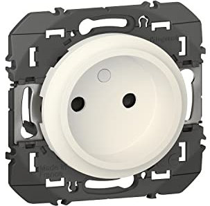 Legrand 095214 2P Steckdose mit Dooxie Well 16 A weißes Finish, Blisterverpackung