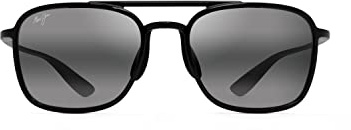 MAUI JIM KEOKEA grey keokea black gloss Sunglasses Unisex Standard, Standard, Unica