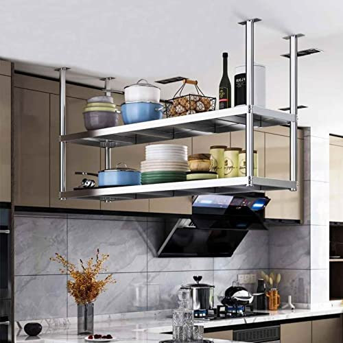 Floating Shelves Storage Shelving for Kitchen Bar, Hanging Under Counter Shelf for Display Wine Glass Bottle Book Decoration Ceiling-mount Shelf (Size : 70x35x80cm)