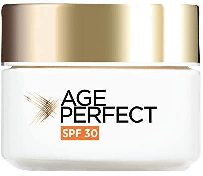 L’Oréal Paris Age Perfect Collagen Expert Retightening Day Cream SPF30 For 50+, For Visibly Firmer more Supple Skin, Moisturise and Hydrated Skin, Formulated with Collagen AA Fractions, 50ml