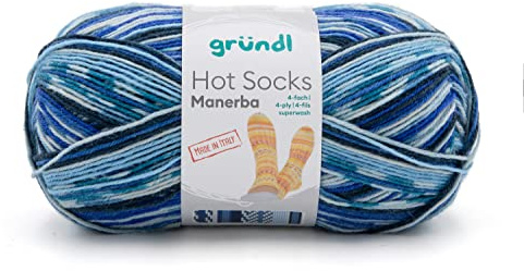 gründl Gründl Hot Socks Manerba Sockenwolle 4-fädig 100g 420m