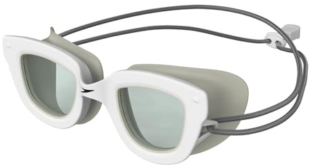 Speedo Unisex Kinder Sunny G Sea Seasiders Schwimmbrille | Wasserdicht | Stylisches Design | Kinder & Urlaub White/Grey One Size