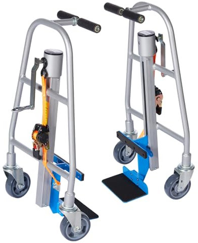 Amarite Furniture and Crate Mover, Mechanical Equipment Moving Dolly 1210lbs Capacity,Used for Safely Transporting Cabinets, Furniture, and Crates - Sold in Pairs
