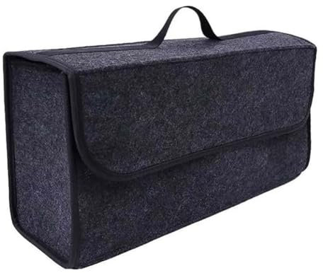 XIUKANGNB Auto Kofferraum Organizer für Mazda CX-5 2017-2023, Faltbare Aufbewahrungsbeutel Kofferraumtaschen Organizer Box Innenraum Zubehör,A/Black