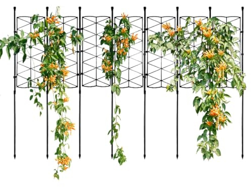 Enrejado de plantas para Monstera – Marco de plantas de jardín, estaca de celosía, soporte para plantas de jardín, enrejado de soporte para plantas de interior, rosas, tomates, glorias matutinas y