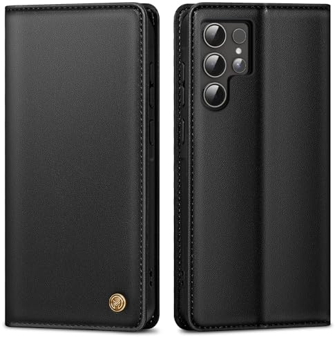 AIMOYU Handyhülle für Samsung Galaxy S24 Ultra,Premium Lederhülle Schutzhülle Tasche für Samsung S24 Ultra Hülle Wallet Kartenfach Standfunktion Klappbar Flip Case für Galaxy S24 Ultra Hülle