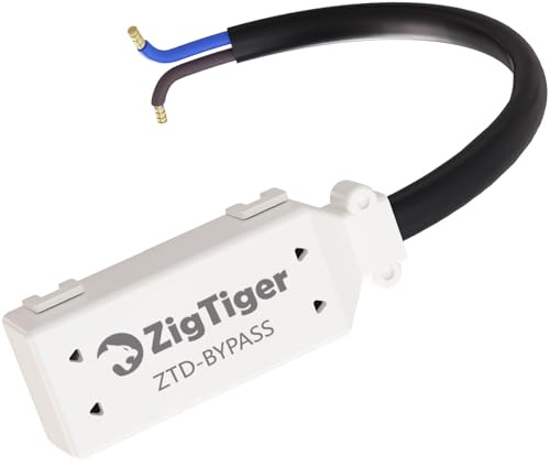 ZigTiger Le module de dérivation LED empêche les lumières LED de clignoter ou de s'allumer, utilisé lorsque la LED est inférieure à la charge minimale, blanc