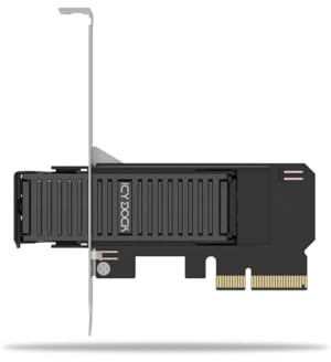 ICY DOCK Scheda adattatore rack mobile rimovibile da SSD M.2 NVMe a PCIe 4.0 x4 per slot di espansione PCIe - ExpressSlot Core MB305M4P-B