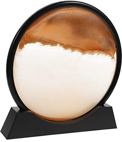 WEKAMOS Art Du Sable Mouvement Décor Pour Maison Bureau Sablier Liquide Avec Paysage Dynamique