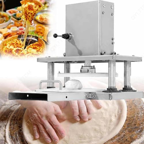 Electric Pizza Dough Roller Sheeter, Commercial Pizza Press Machine for Home and Bakery Use, Suitable for Noodle, Bread, and Pasta Making