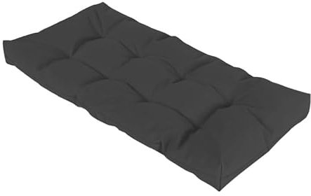 RZYW 8cm Dicke Bankauflage Outdoor Wasserdicht, Sitzauflage Sitzkissen Bank, rutschfeste Bankkissen Gartenbank Auflage, Polster für Gartenmöbel Bank Fensterbank Hollywoodschaukel,Dark Gray,170x50x8cm