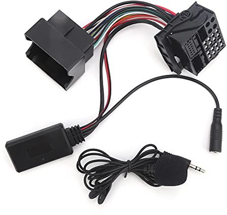 Bluetooth 5.0 Aux Adapter Car Bluetooth -Modul Bluetooth -Audioempfänger mit Mikrofon 59.1in Kabel für CD30 CDC40 CD70 DVD90 NAVI