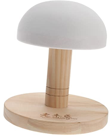 Luxshiny Planche à Repasser Compacte Ronde Bois Avec Coussin Rembourré Support Outil Repassage Domestique Stable Et Résistant à Haute Température Table Pour Chemises Et Vêtements Couleur