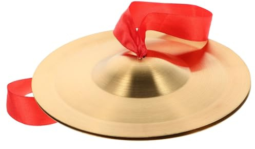POPETPOP Platillos de Mano de Aleación Instrumento Musical de Percusión para Adultos y Duraderos y Portátiles para Fiestas y Educación Musical